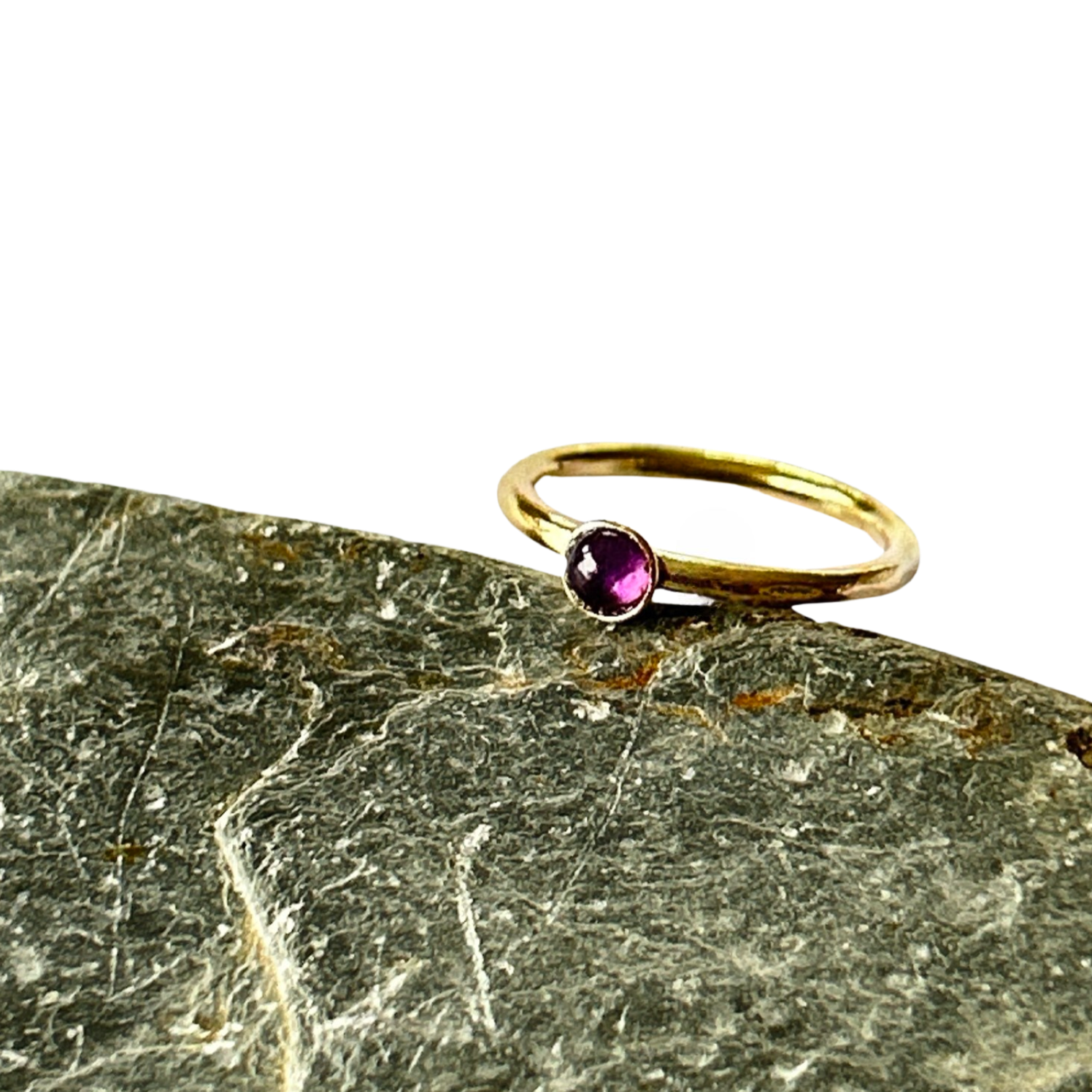 Gold Birthstone Stacking Rings - Silver Lines Jewellery