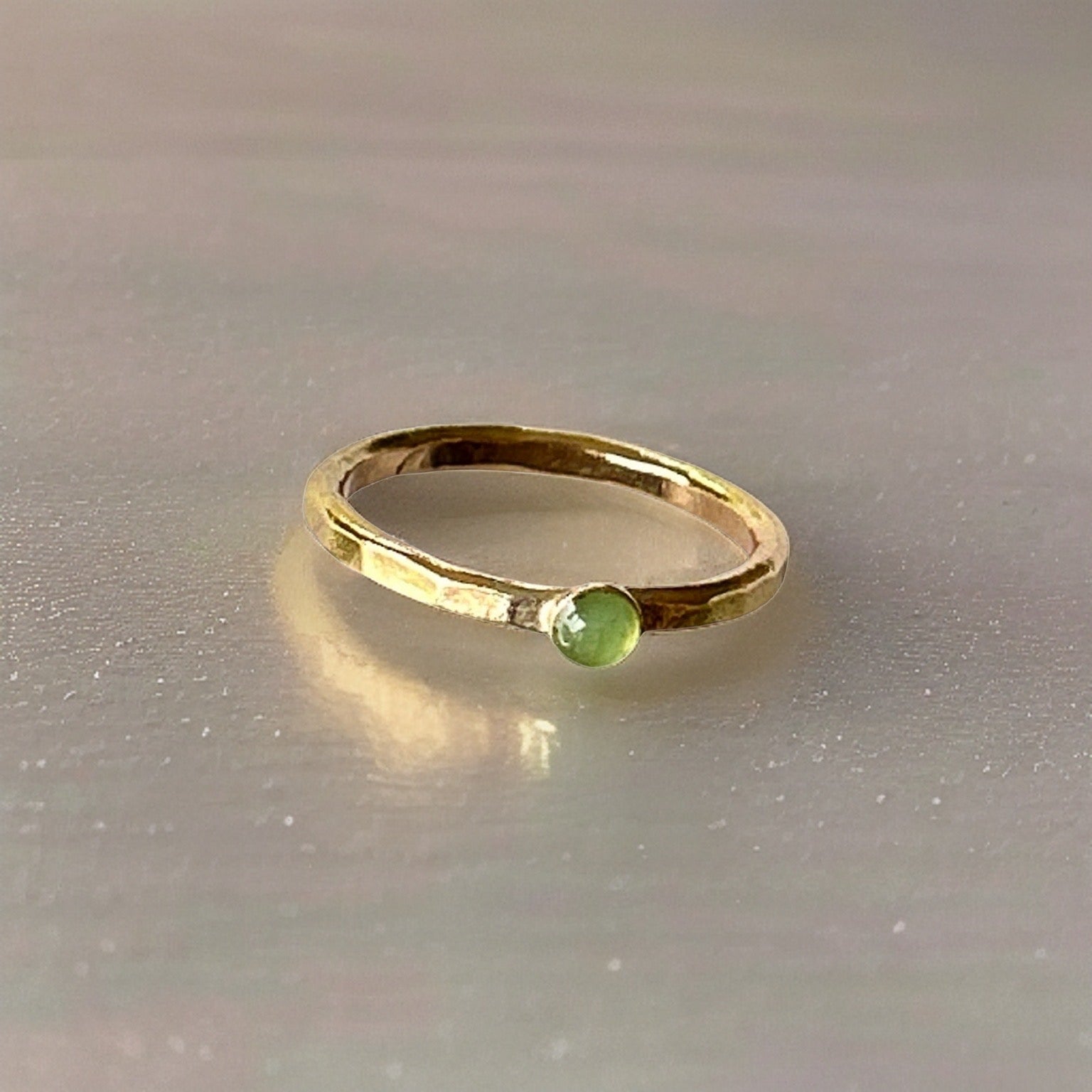 Gold Birthstone Stacking Rings - Silver Lines Jewellery