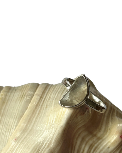 Moonstone Ring - Silver Lines Jewellery