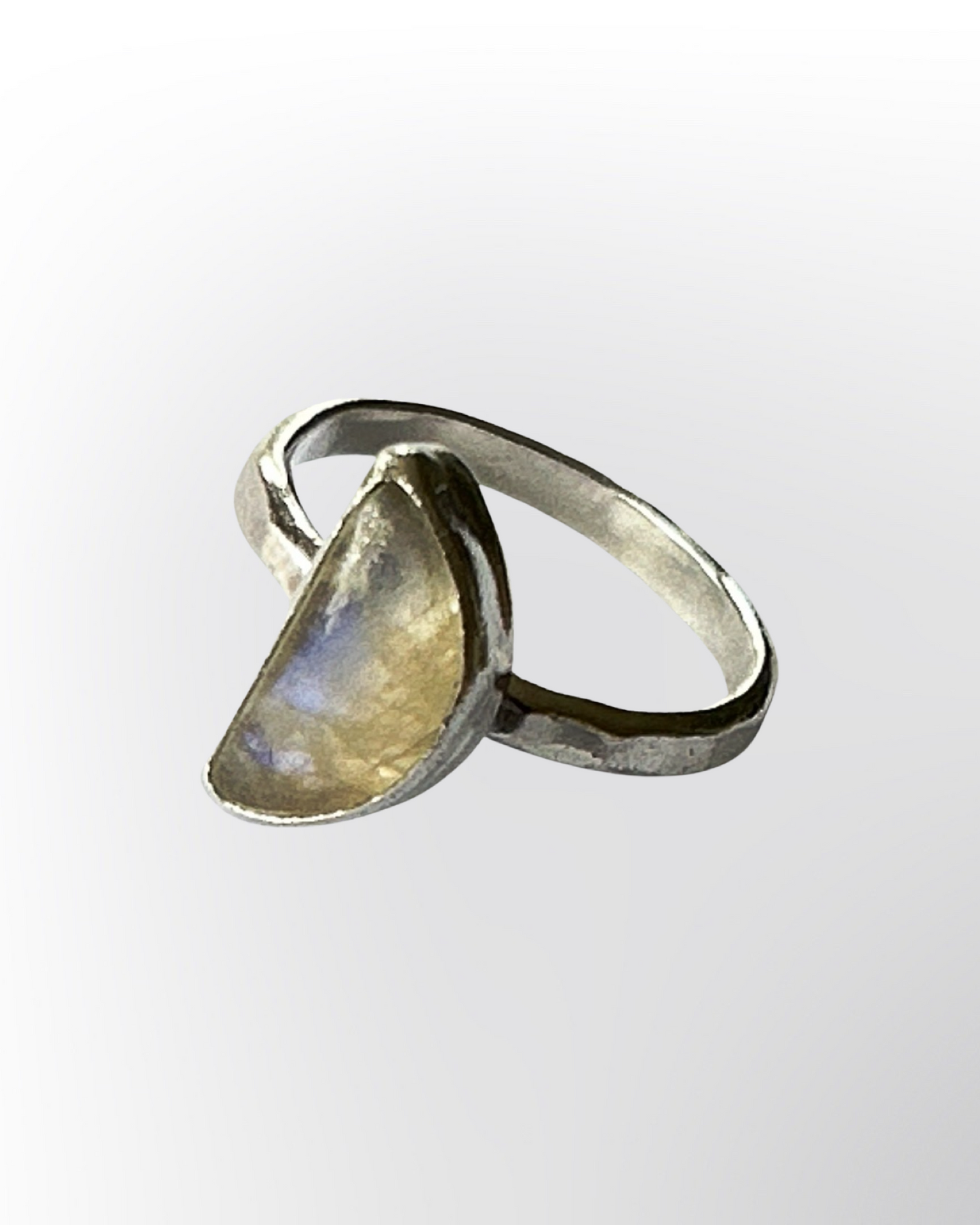 Moonstone Ring - Silver Lines Jewellery