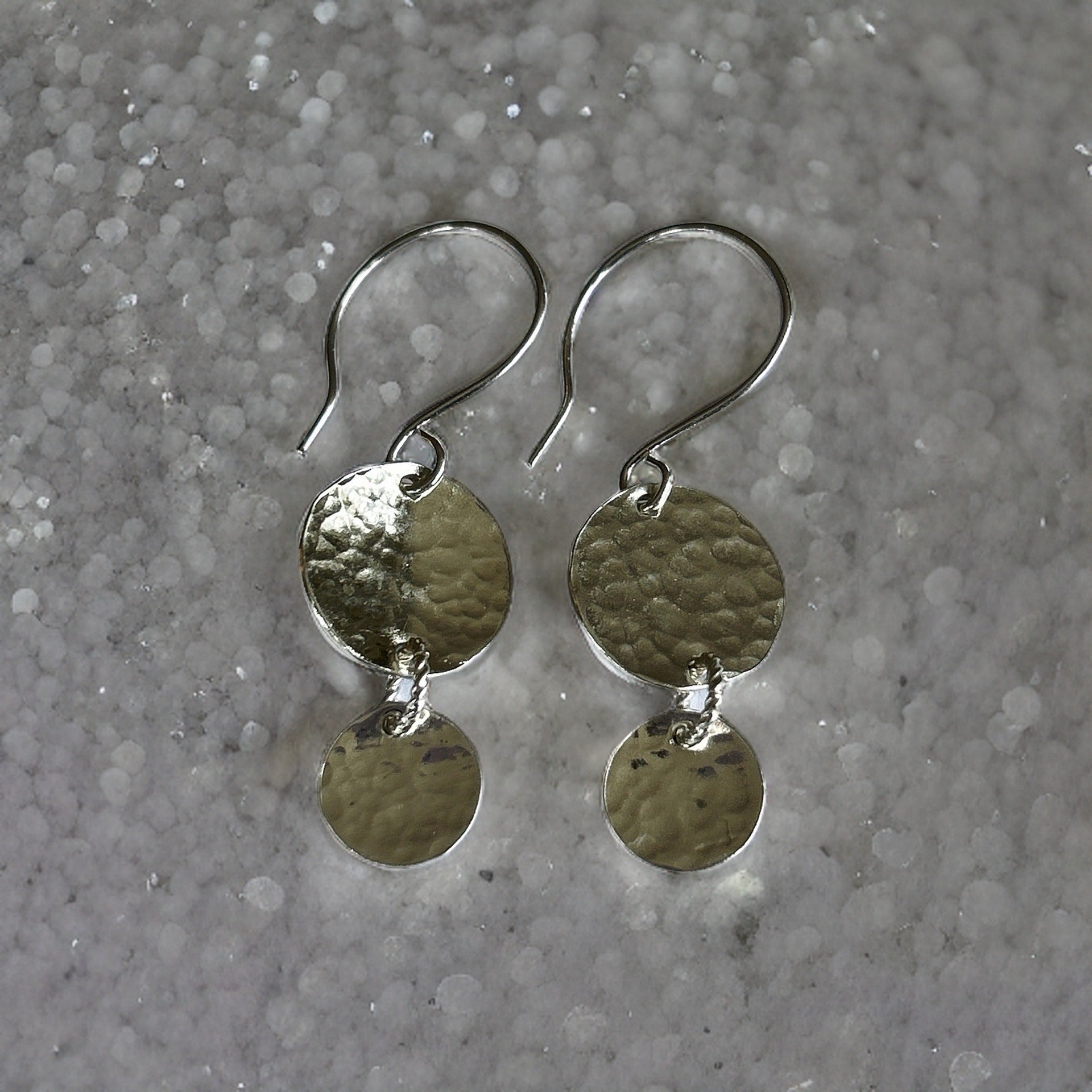 Silver  Drop Earrings - Silver Lines Jewellery