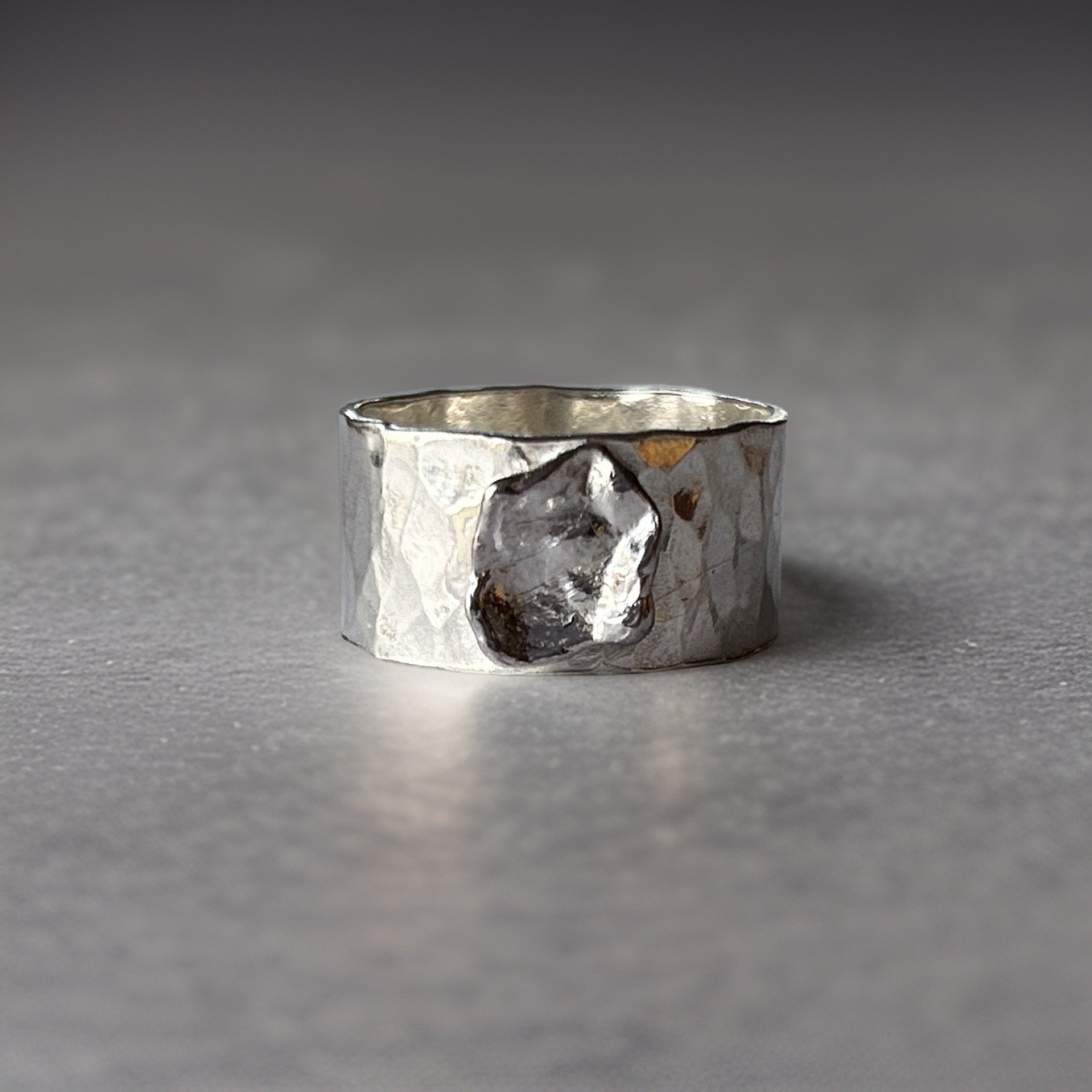 Sterling Silver Organic Ring - Silver Lines Jewellery