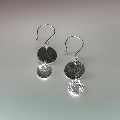 Silver Drop Earrings - Silver Lines Jewellery