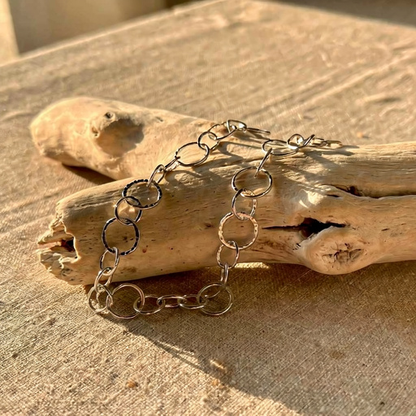 Silver Chain Statement Necklace - Silver Lines Jewellery