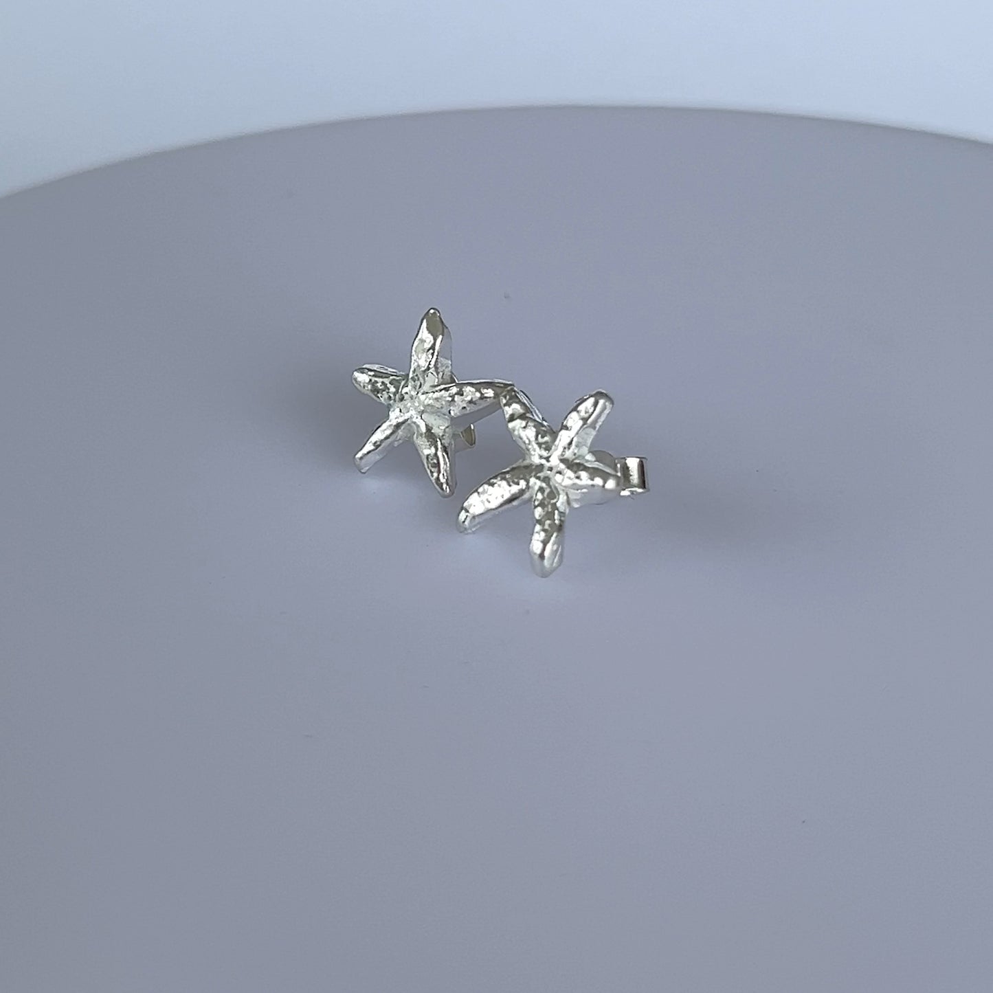 Silver Starfish earrings - SilverLines Jewellery