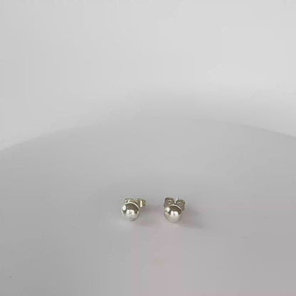 Silver Organic Studs