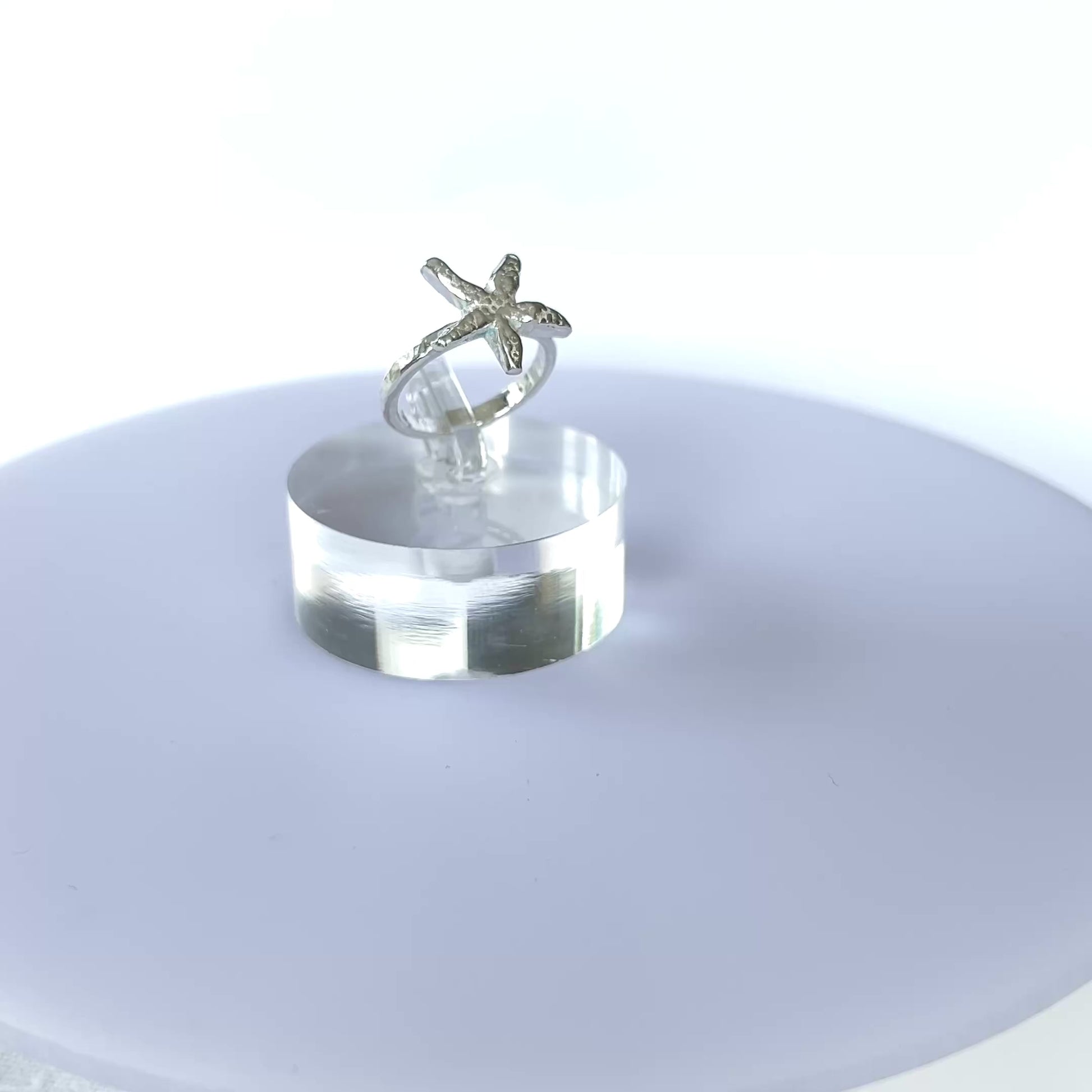 Starfish Silver Ring - SilerLines Jewellery
