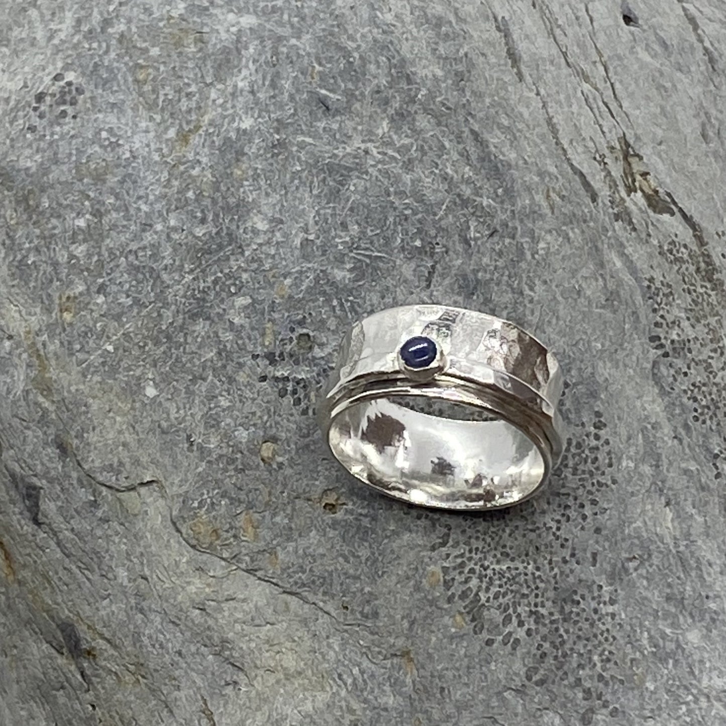 Sapphire Spinner Ring - Love Beach Beads