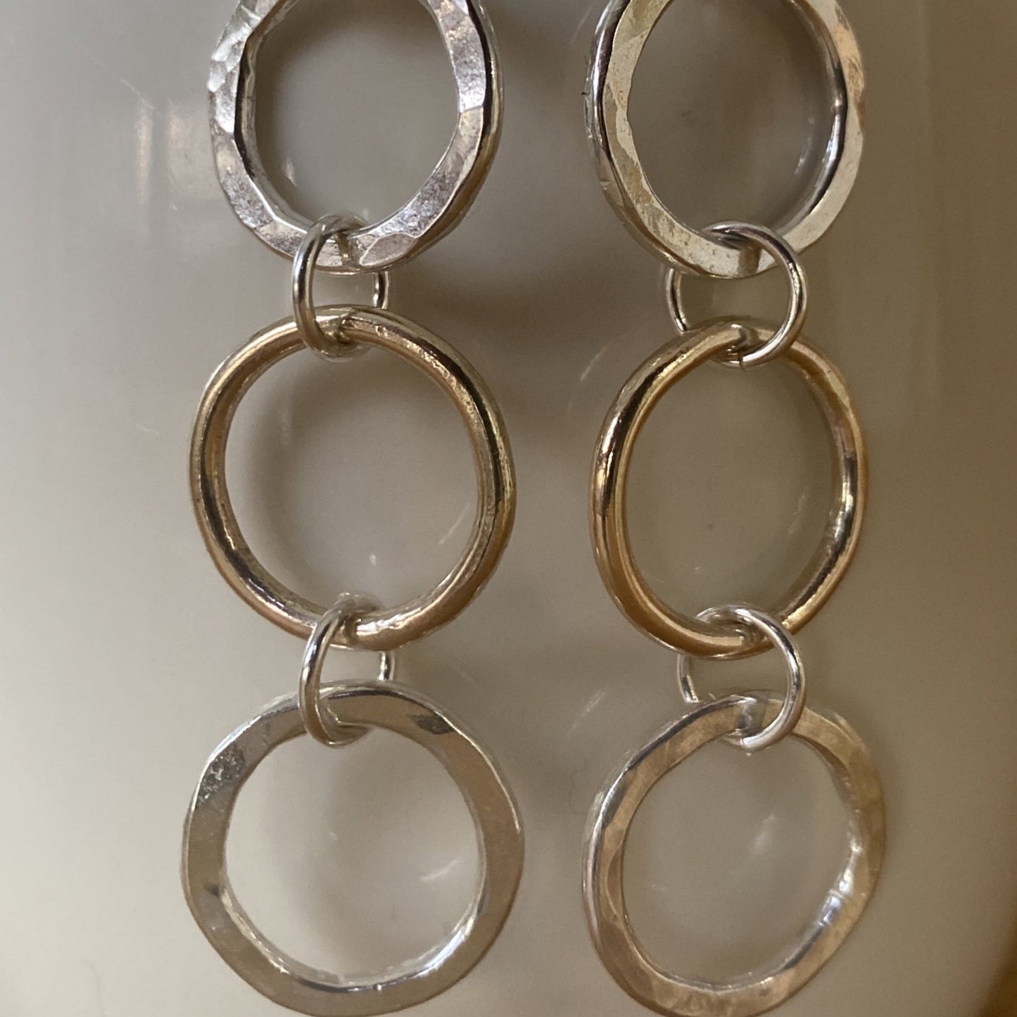 Luxury Silver and Gold Hoop Earrings - Love Beach Beads