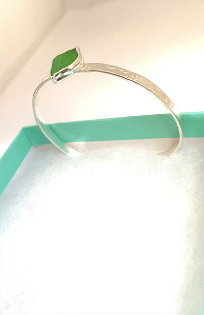 Ocean Sea Glass Cuff