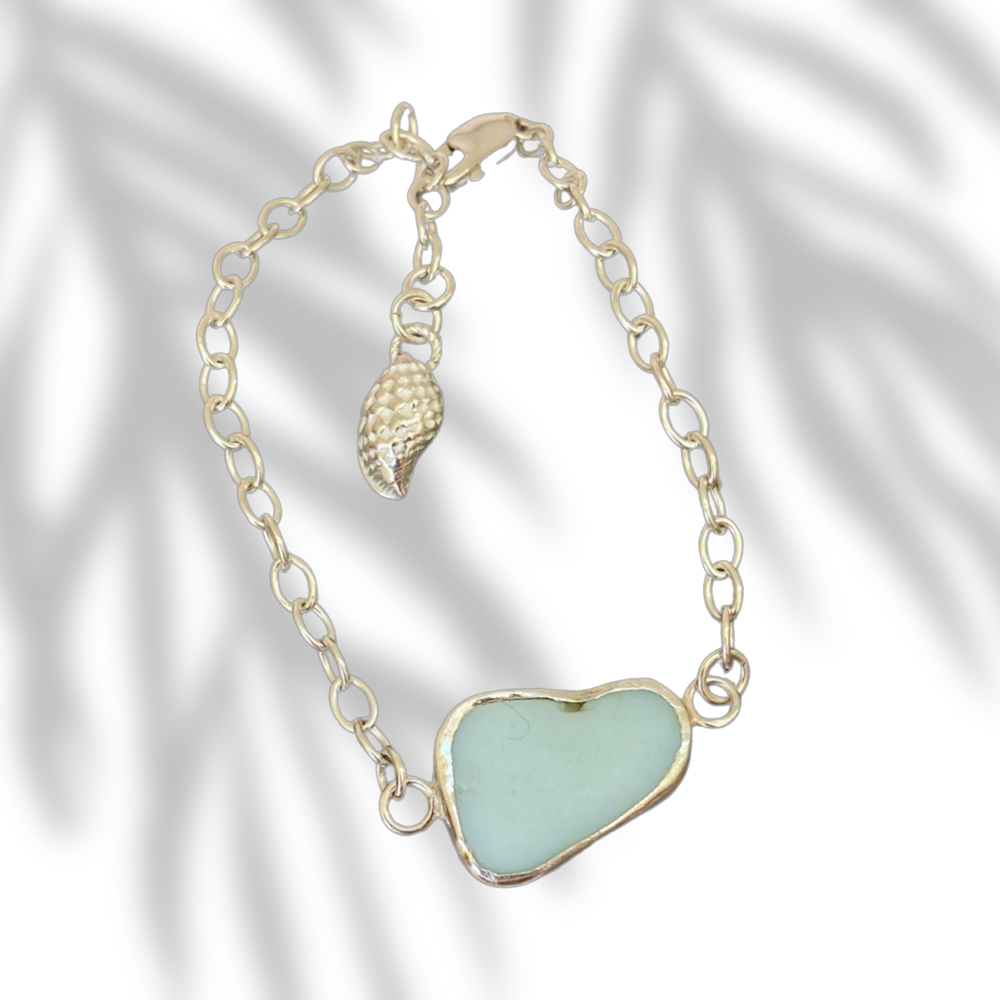 Sea Glass Bracelet Opaline - Love Beach Beads