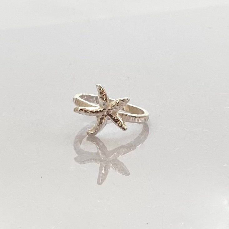 Starfish Silver Ring - Love Beach Beads