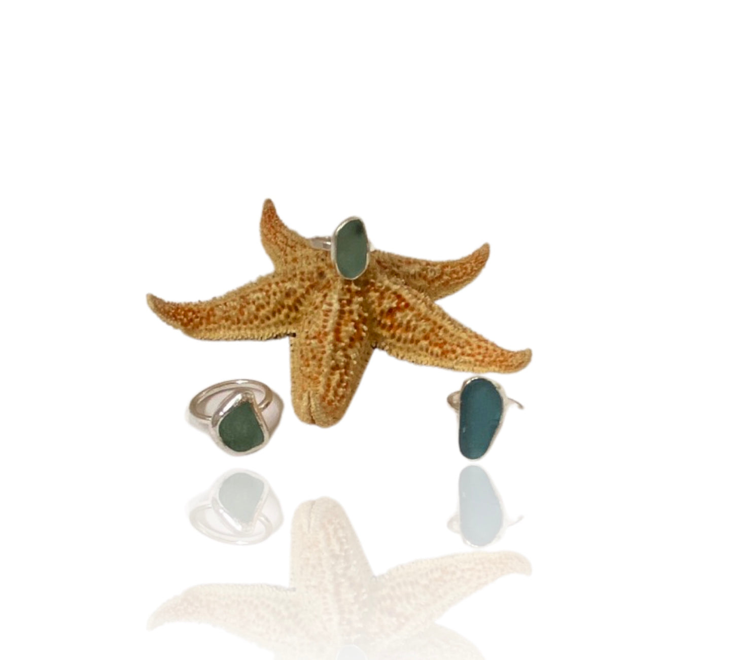 Sea glass Rings - Love Beach Beads