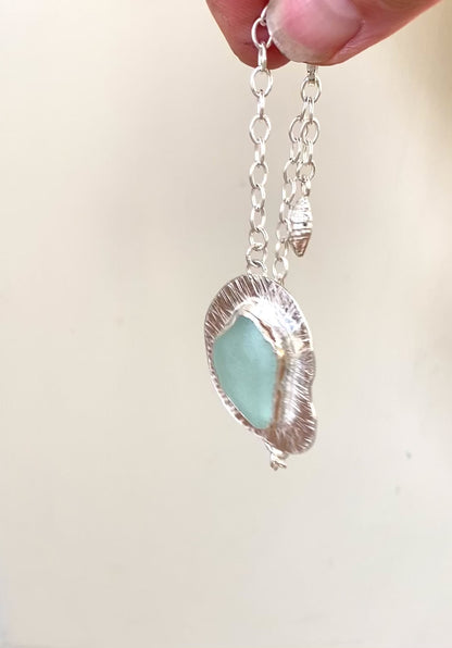 Sea Glass Textured Bracelet