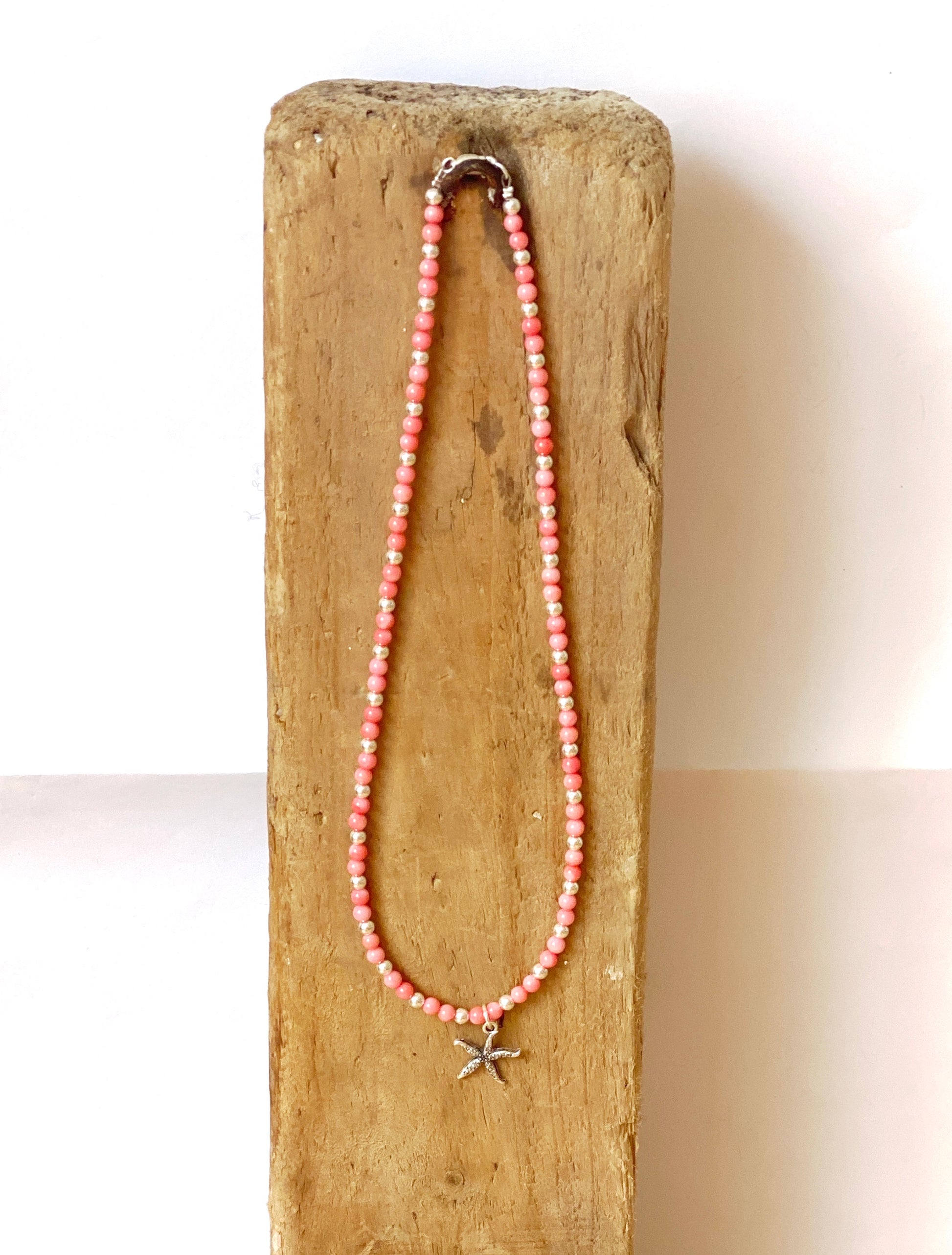 Delicate Coral Anklet - Love Beach Beads