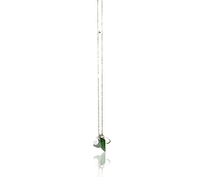 Sea Glass Cluster Necklace - Love Beach Beads