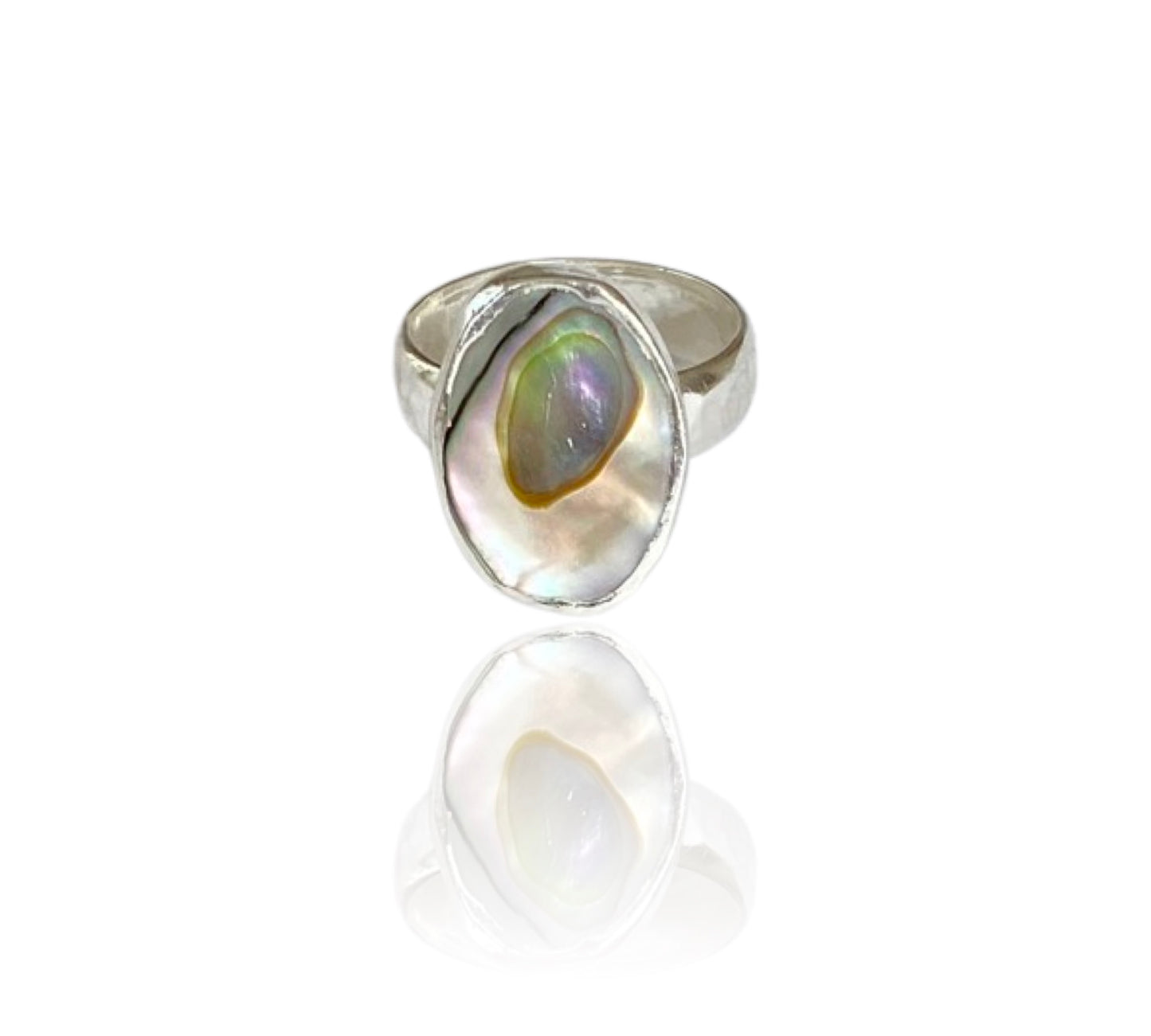 Paua Abalone Ring - Love Beach Beads