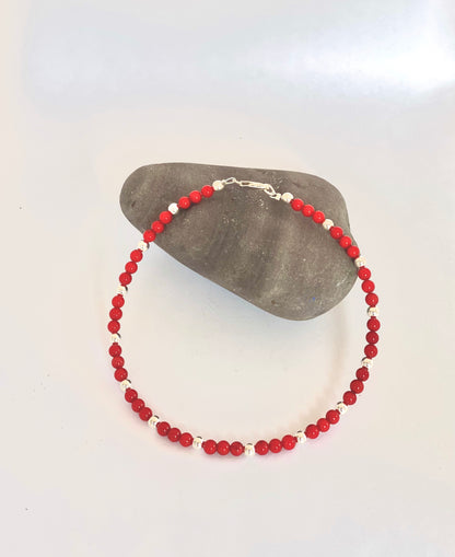 Luscious Coral Anklet - Love Beach Beads
