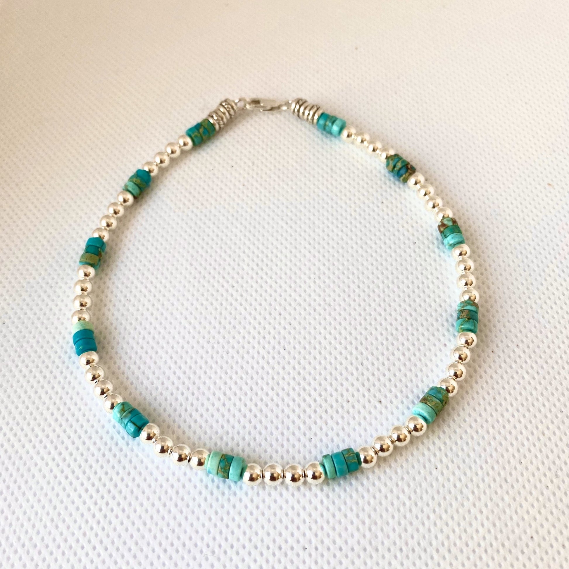 Sea breeze Turquoise Anklet - Love Beach Beads