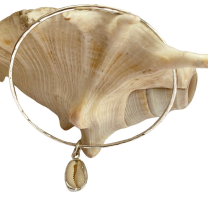 Cowrie shell Bangle - Love Beach Beads