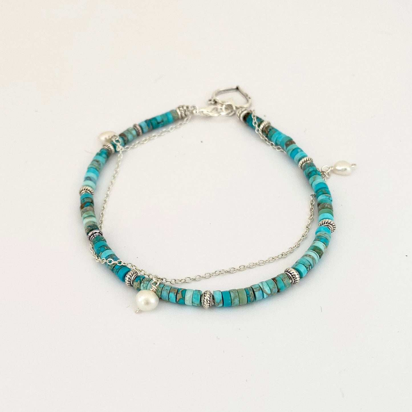 Turquoise Anklet - Love Beach Beads