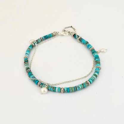 Turquoise Anklet - Love Beach Beads