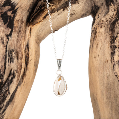 Cowrie Necklace - Silver Lines Jewellery