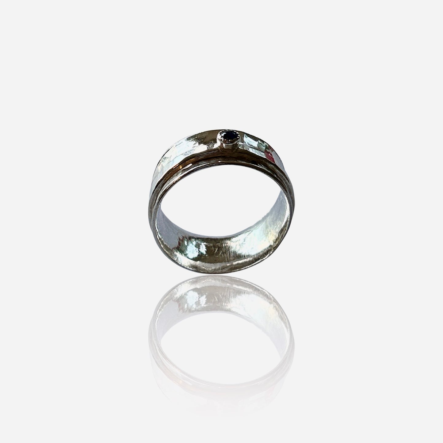 Sapphire Spinner Ring - Love Beach Beads