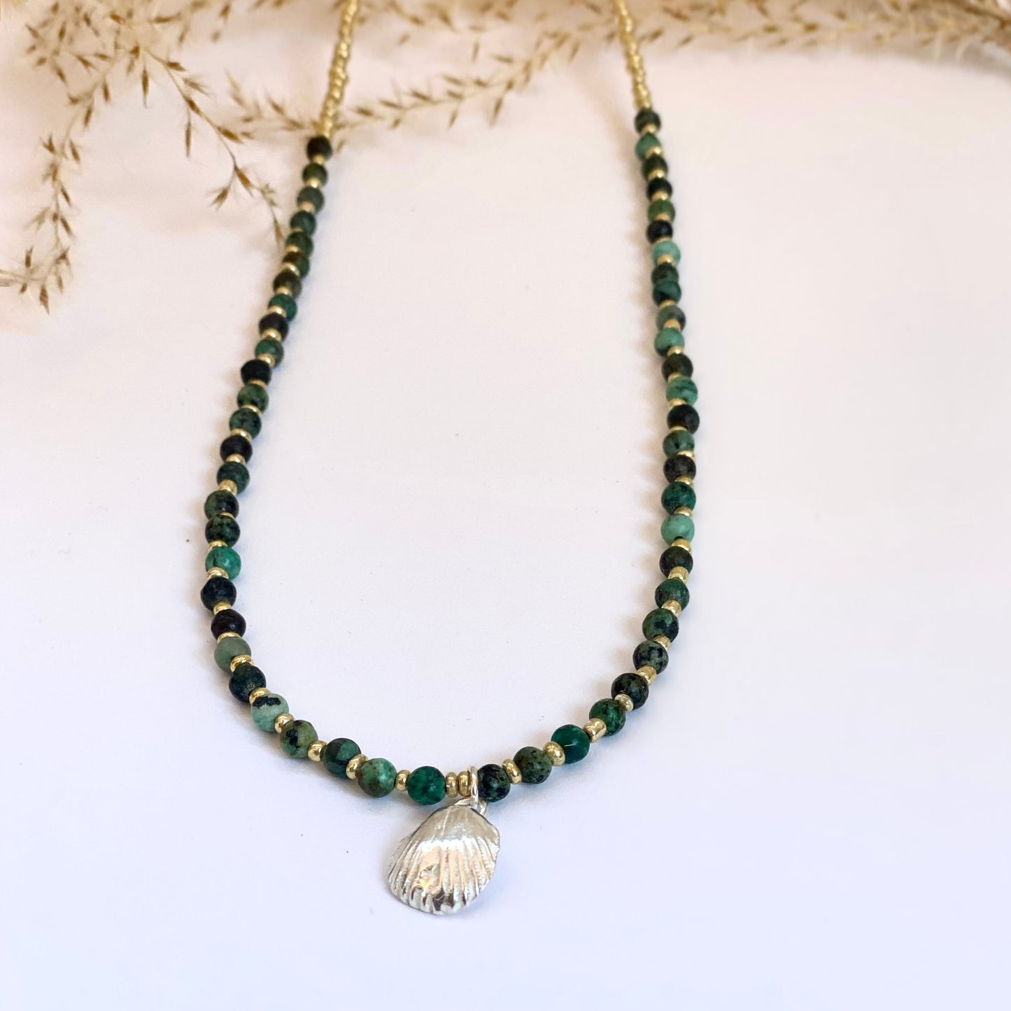 Turquoise Sea Charm Necklace - Love Beach Beads