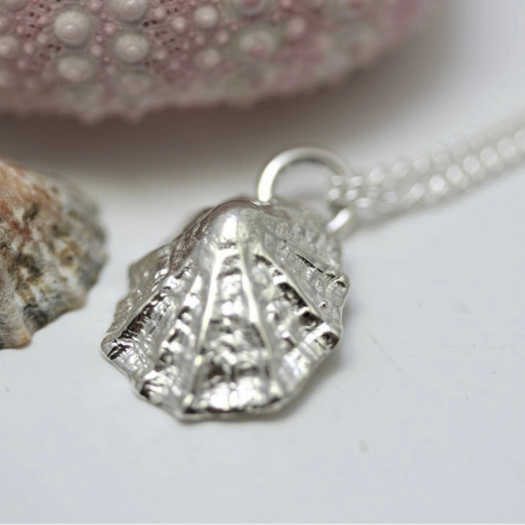 Silver Limpet Necklace - Love Beach Beads