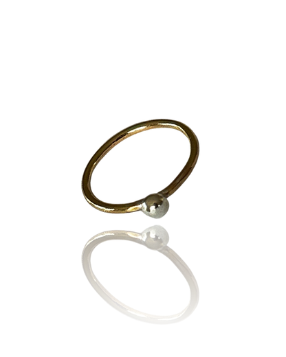 Gold Stacking Rings - Silver Lines Jewellery