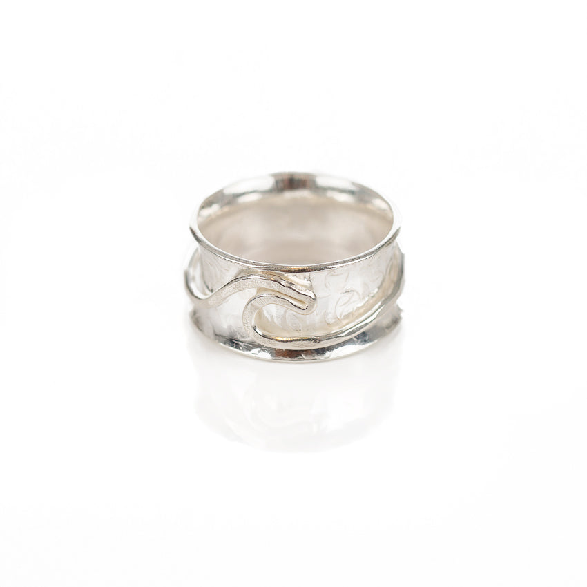 Wave Spinner Ring - SilverLines Jewellery