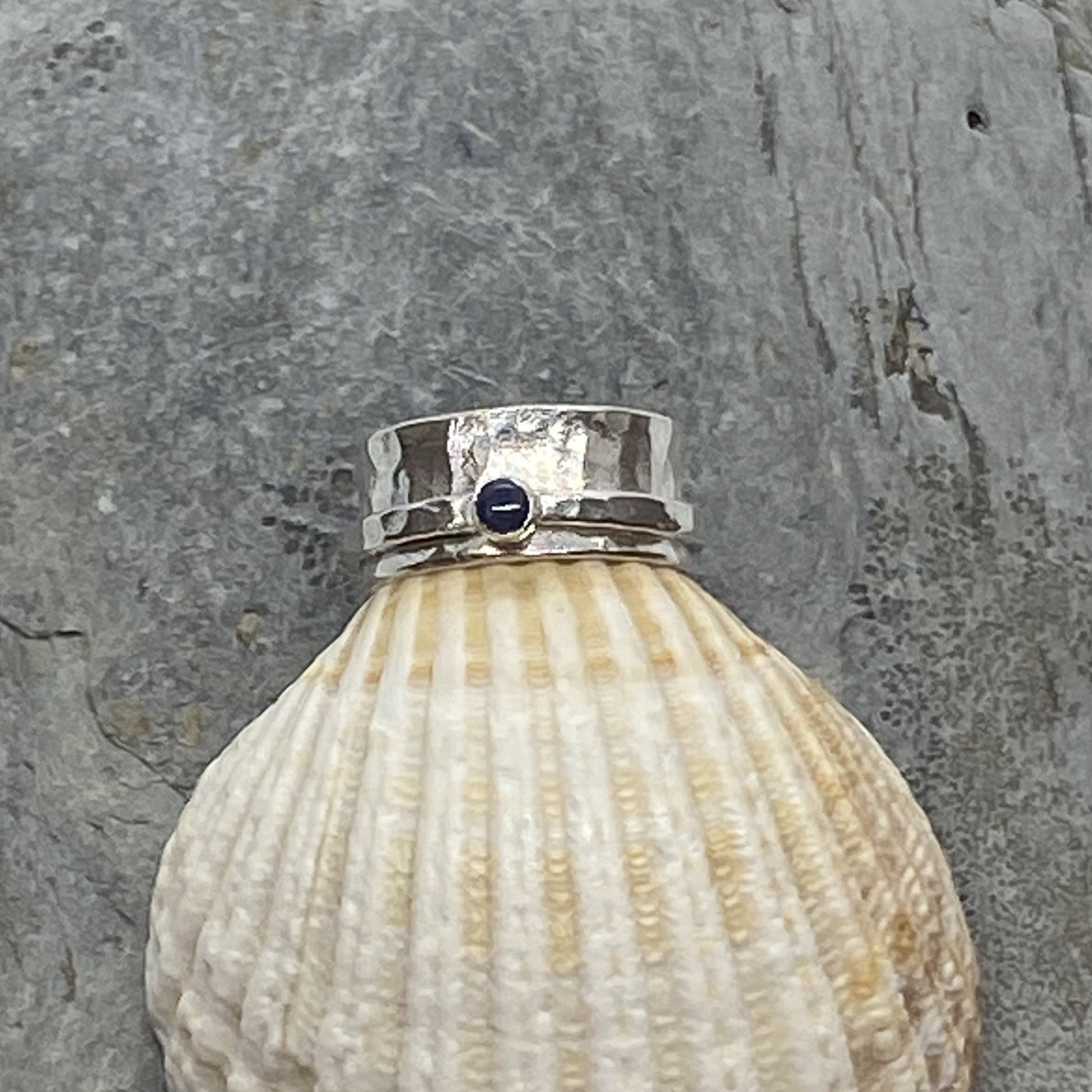 Sapphire Spinner Ring - Love Beach Beads