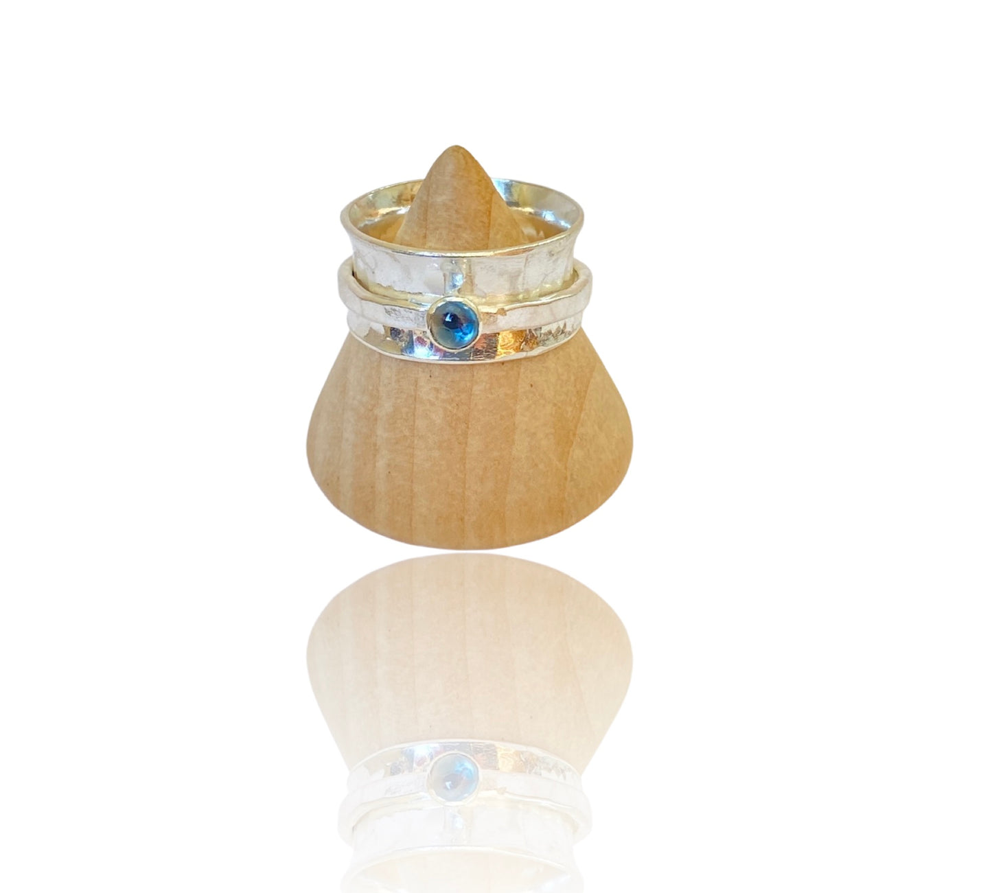 Topaz Spinner Ring - Love Beach Beads