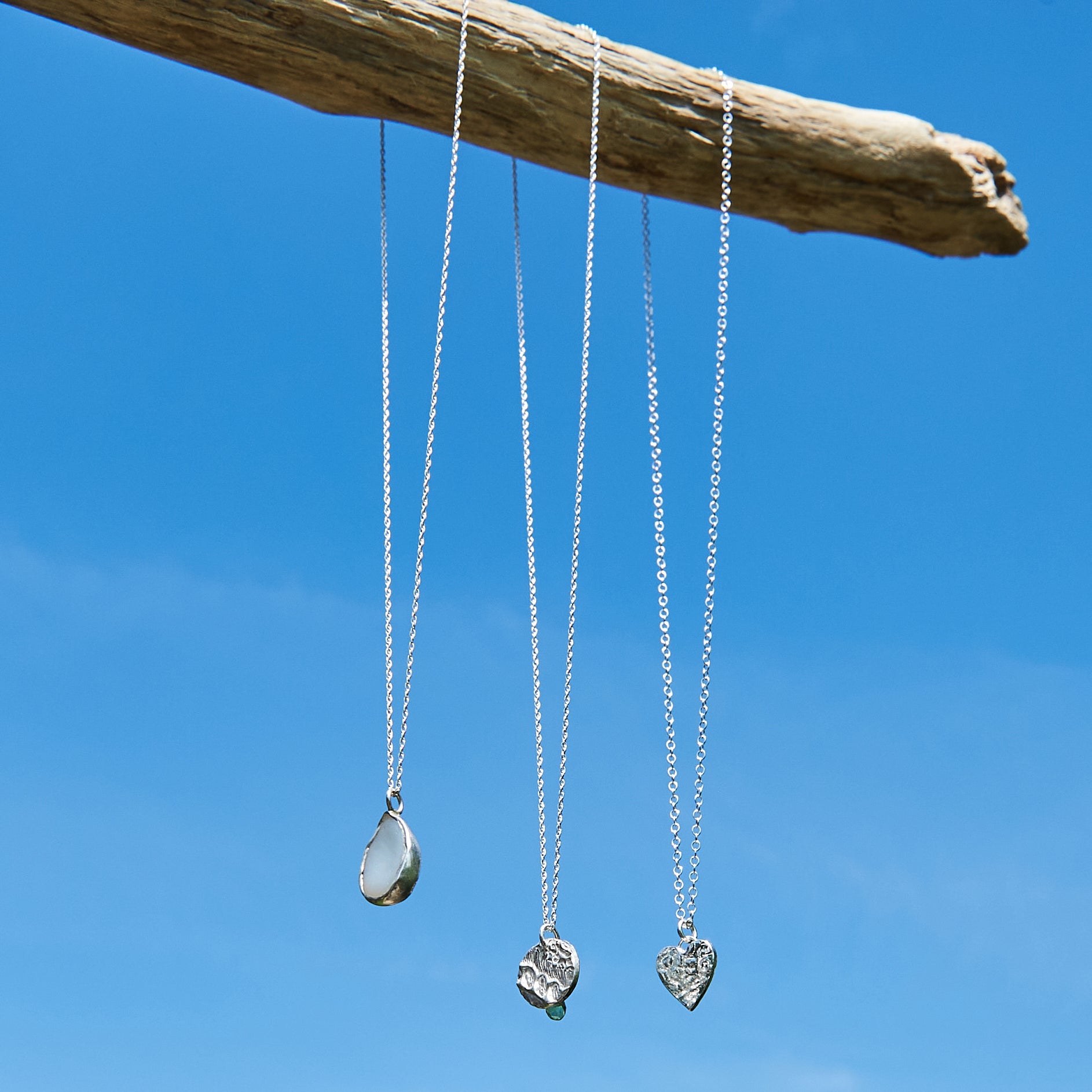 Forever Heart Silver Necklace - Love Beach Beads