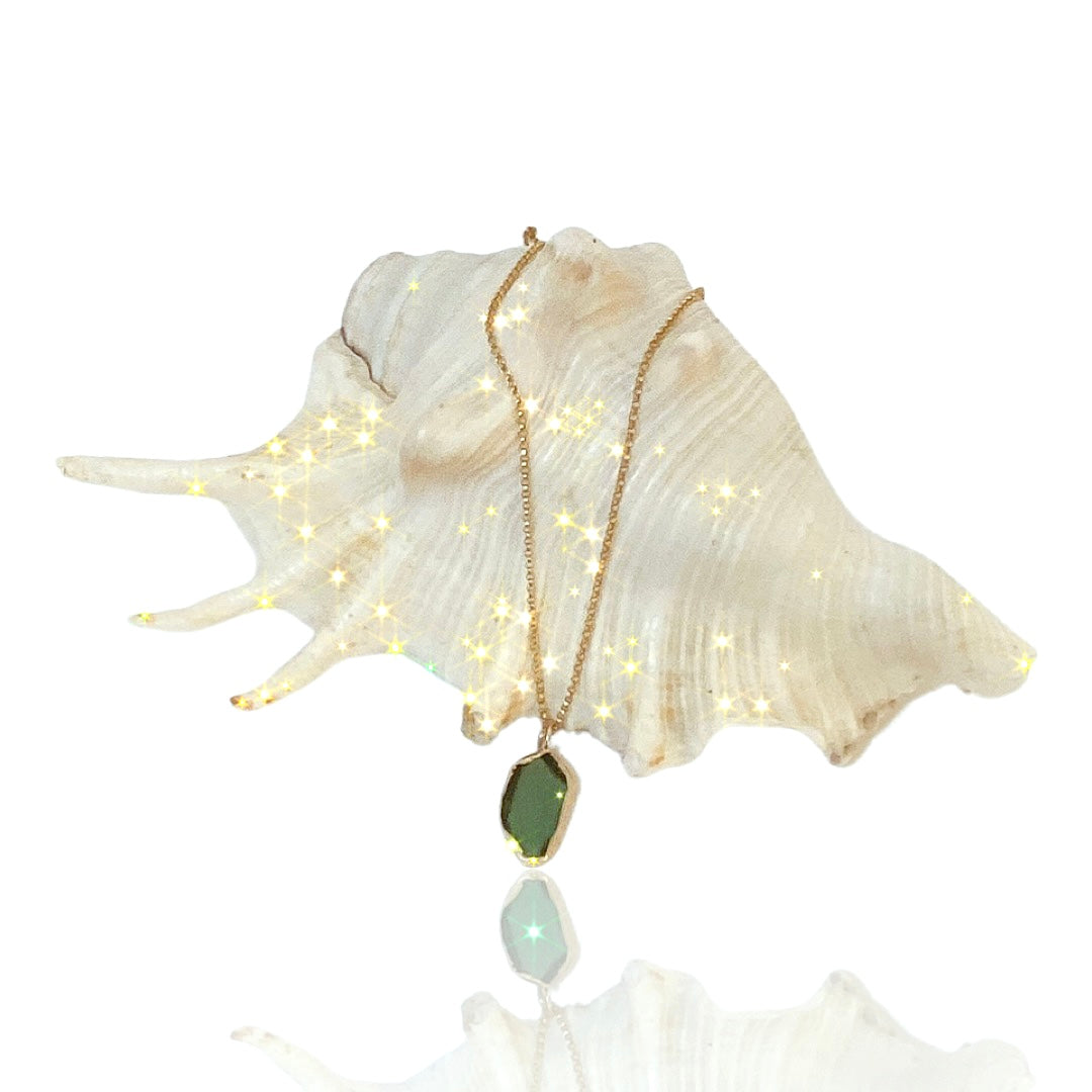 Ocean Sea Glass Gold - Love Beach Beads