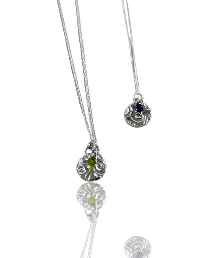 Garnet Birthstone Necklace - Love Beach Beads