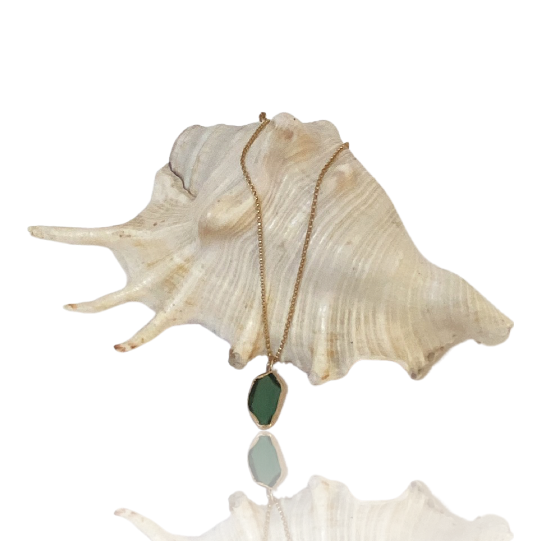 Ocean Sea Glass Gold - Love Beach Beads
