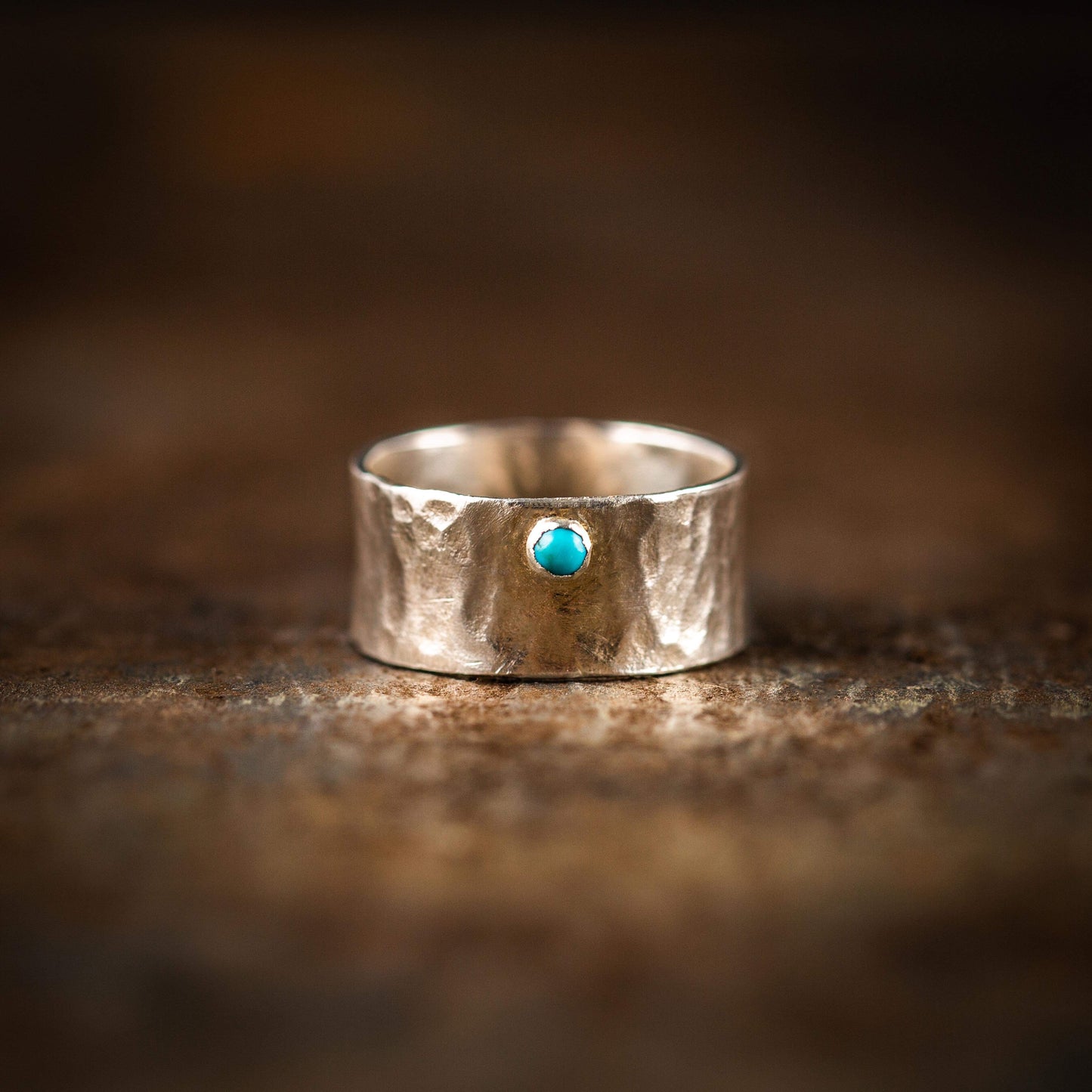 Sterling Silver Ring With Turquoise - Love Beach Beads
