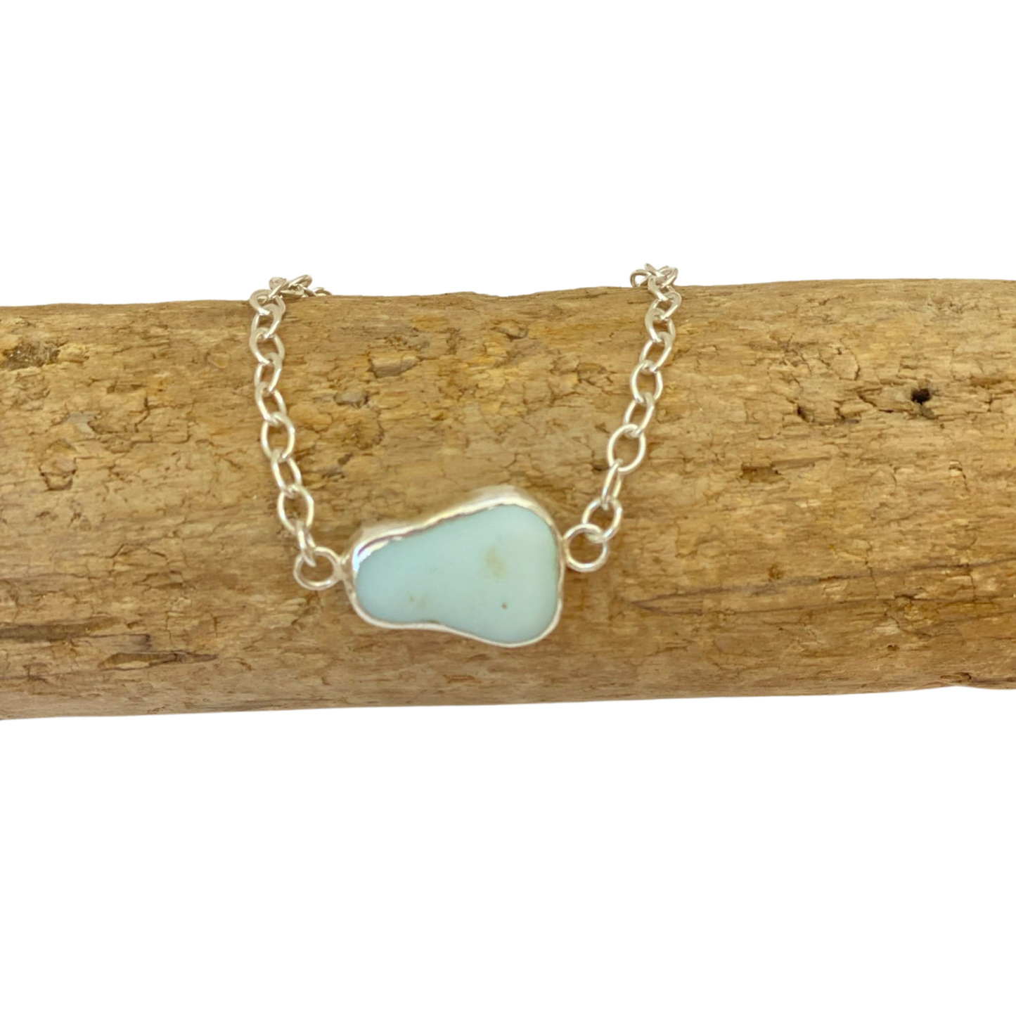 Sea Glass Bracelet Opaline - Love Beach Beads