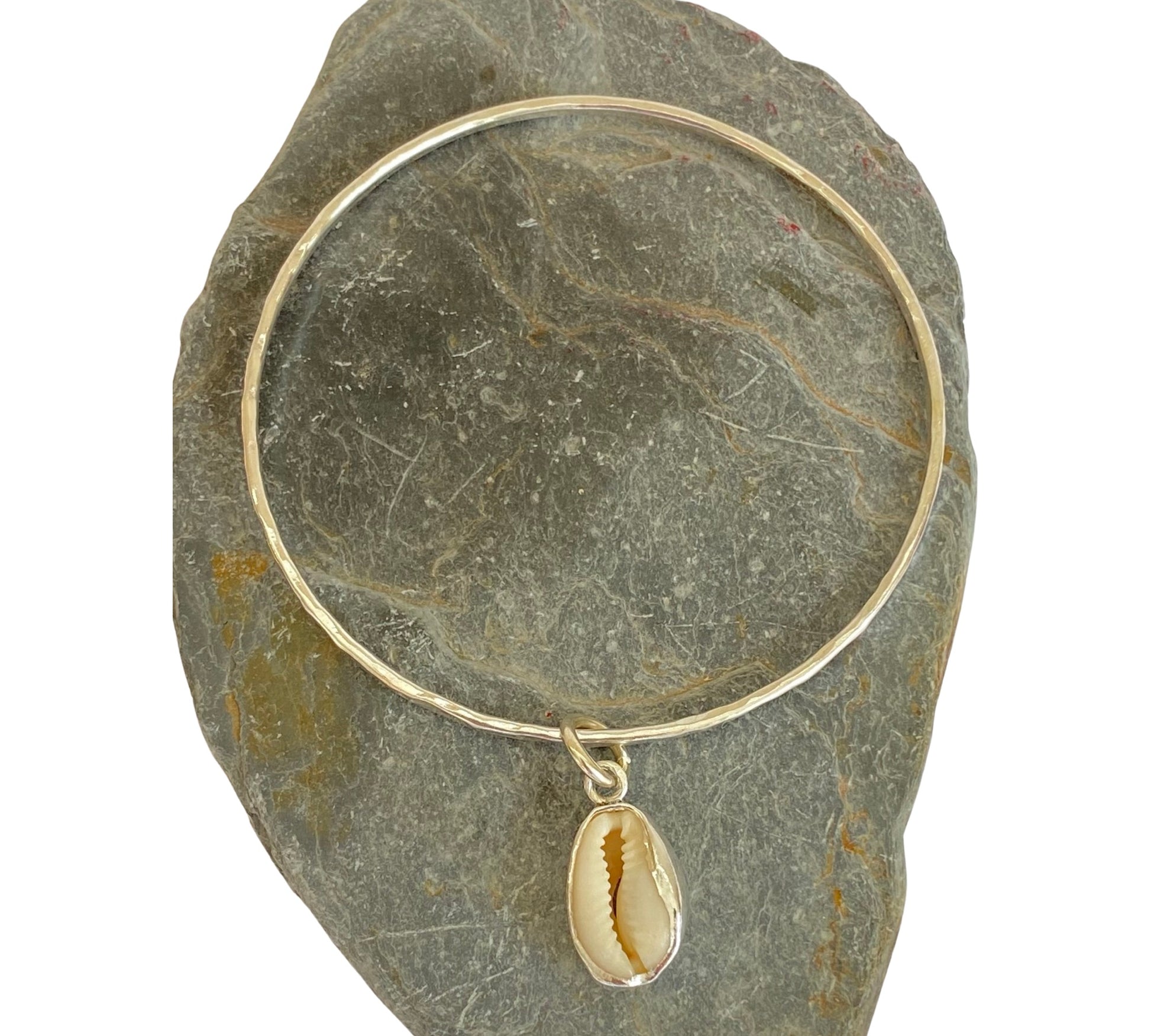 Cowrie shell Bangle - Love Beach Beads